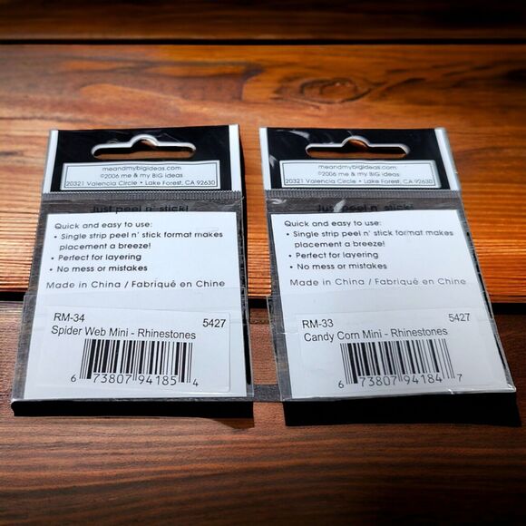 Halloween Witch Wizard Stickers Mix Craft Lot Candy Corn Ribbon Rhinestone Icons - Picture 8 of 13